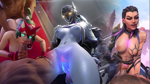Dirk Dragon and Nikita Naughty Go Head-to-Head in a Split-Screen SFM Erotic Battle Royale