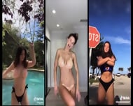 Hotwife Sandra squirts on big cocks while cuck Gene watches gangbanged to music